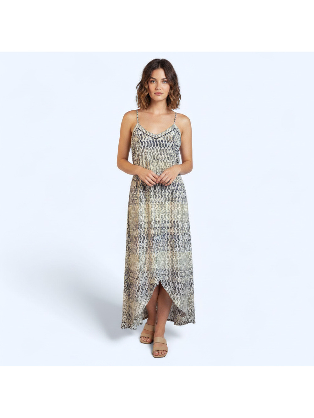 Sanctuary by Anthropologie asymmetrical Dress with Tie Back Size M